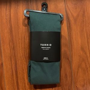 Torrid Full Length Premium Legging Emerald Green NWT Size 2